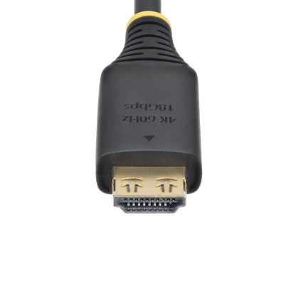 StarTech.com 6ft (1.8m) High Speed HDMI Cable with Gripping Connectors, 4K 60Hz/1440p 144Hz, HDR10/HDCP 2.2/ARC, 18Gbps, UHD HDM - Image 5