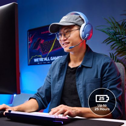 HyperX Cloud Jet - Wireless Gaming Headset (Light Blue) - Image 2