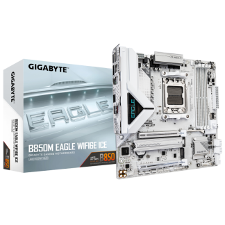 GIGABYTE B850M EAGLE WF6E ICE MOTHERBOARD