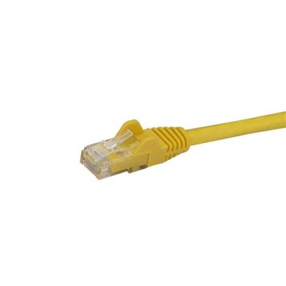StarTech.com 3m CAT6 Ethernet Cable - Yellow CAT 6 Gigabit Ethernet Wire -650MHz 100W PoE RJ45 UTP Network/Patch Cord Snagless - Image 2