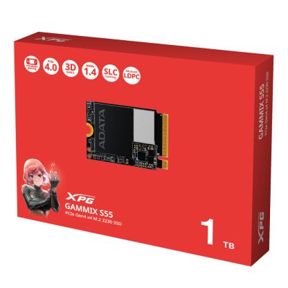 ADATA SGAMMIXS55-1T-C internal solid state drive 1 TB M.2 PCI Express 4.0 NVMe 3D NAND - Image 2