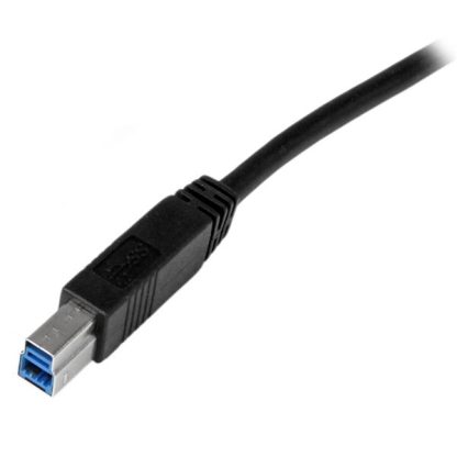 StarTech.com 1m (3ft) Certified SuperSpeed USB 3.0 A to B Cable - M/M - Image 3