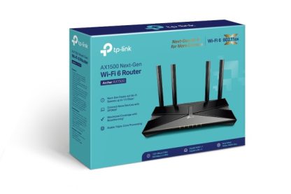 TP-Link Archer AX1500 wireless router Gigabit Ethernet Dual-band (2.4 GHz / 5 GHz) Black - Image 4