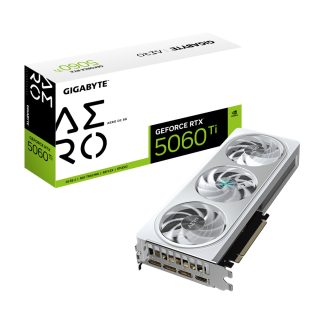 GIGABYTE GeForce RTX 5060 Ti AERO OC 8G Graphics Card - 8GB GDDR7, 128bit, PCI-E 5.0, 2647MHz Core Clock, 3 x DisplayPort, 1 x