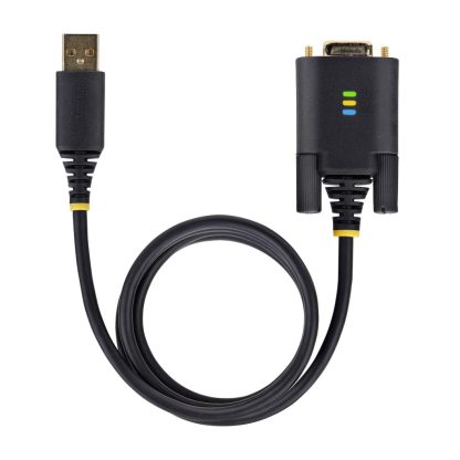 StarTech.com 6.6ft (2m) USB to Serial Adapter Cable, COM Retention, Interchangeable Screws/Nuts, USB-A to DB9 RS232, FTDI IC, E - Image 7