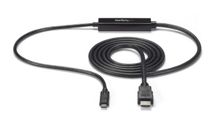 StarTech.com 6.6ft (2m) USB C to HDMI Cable 4K 60Hz w/ HDR10 - Ultra HD USB Type-C to 4K HDMI 2.0b Video Adapter Cable - USB-C - Image 4