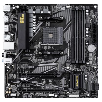 GIGABYTE B550M DS3H AC R2 Motherboard - AMD Ryzen 5000 CPUs, 5+3 Phases VRM, up to 4733MHz DDR4 (O.C.), 1xPCIe 4.0 + 1xPCIe 3.0 - Image 2