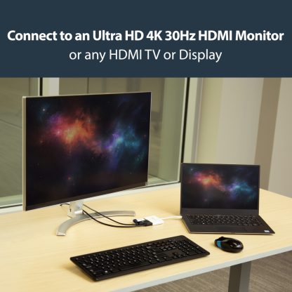 StarTech.com USB-C Multiport Adapter with HDMI - USB 3.0 Port - 60W PD - White - Image 9