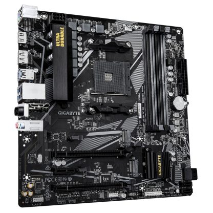 GIGABYTE B550M DS3H AC R2 Motherboard - AMD Ryzen 5000 CPUs, 5+3 Phases VRM, up to 4733MHz DDR4 (O.C.), 1xPCIe 4.0 + 1xPCIe 3.0 - Image 3