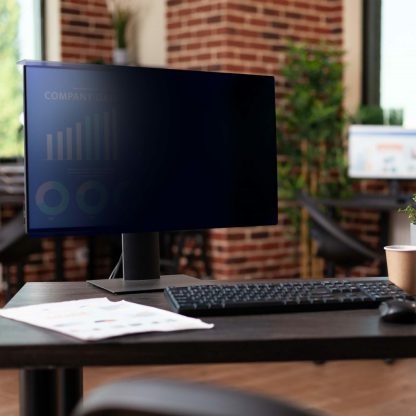 StarTech.com 27-inch 16:9 Computer Monitor Privacy Screen, Hanging Acrylic Filter, Quick-Install Security Shield, Monitor Screen - Image 6