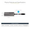 StarTech.com USB C to Mini DisplayPort Adapter - 4K 60Hz USB-C to mDP Adapter Dongle - USB Type-C to Mini DP Monitor - Video Co - Image 5