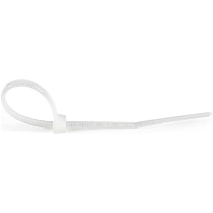 StarTech.com 4"(10cm) Cable Ties - 1/16"(2mm) wide, 7/8"(22mm) Bundle Diameter, 18lb(8kg) Tensile Strength, Nylon Self Locking Z - Image 3
