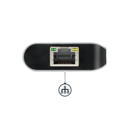 StarTech.com USB C Multiport Adapter, Portable USB-C Dock to 4K HDMI, 2-pt USB 3.0 Hub, SD/SDHC, GbE, 60W PD Pass-Through - USB - Image 3