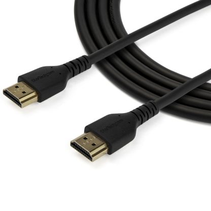 StarTech.com 6ft (2m) Premium Certified HDMI 2.0 Cable with Ethernet - Durable High Speed UHD 4K 60Hz HDR - Rugged M/M HDMI Cor - Image 3