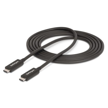 StarTech.com 6ft (2m) Active Thunderbolt 4 Cable, 40Gbps, 100W Power Delivery, 4K/8K Video, Intel-Certified Thunderbolt Cable - - Image 5