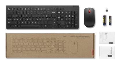Lenovo 4X31N50708 keyboard Mouse included Universal RF Wireless QWERTY US English Black - Image 2