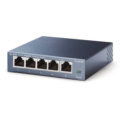TP-Link TL-SG105 network switch Unmanaged L2 Gigabit Ethernet (10/100/1000) Black - Image 2