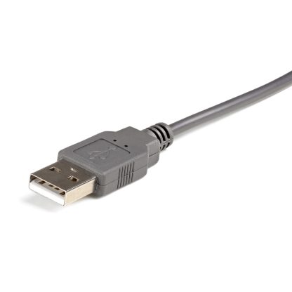 StarTech.com 3ft (91cm) 1-Port USB to Serial Cable, DB9/DB25 RS232 to USB Converter, Prolific, USB to Serial Adapter - Image 2