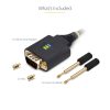StarTech.com 3ft (1m) USB to Serial Adapter Cable, COM Retention, Interchangeable Screws/Nuts, USB-A to DB9 RS232, FTDI IC, ESD - Image 11