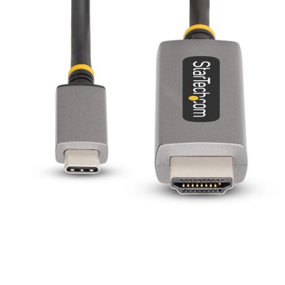 StarTech.com 10ft (3m) USB-C to HDMI Adapter Cable, 8K 60Hz, 4K 144Hz, HDR10, USB Type-C to HDMI 2.1 Video Converter Cable, USB- - Image 5