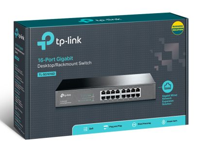 TP-Link 16-Port Gigabit Desktop/Rackmount Network Switch - Image 4