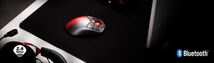 HyperX Pulsefire Haste 2 S Silver Wireless Gaming Mouse