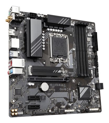 GIGABYTE B760M DS3H AX Motherboard - Supports Intel Core 14th Gen CPUs, 6+2+1 Phases Digital VRM, up to 7600MHz DDR5 (OC), 2xPC - Image 4