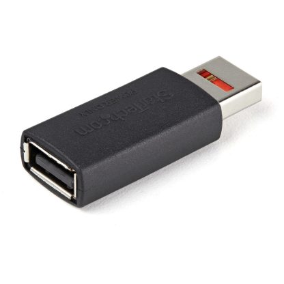 StarTech.com Secure Charging USB Data Blocker Adapter – Male to Female USB-A Charge-Only Adapter – No-Data Charge/Power-Only Ada - Image 2