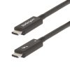 StarTech.com 6ft (2m) Active Thunderbolt 4 Cable, 40Gbps, 100W Power Delivery, 4K/8K Video, Intel-Certified Thunderbolt Cable -