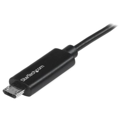 StarTech.com Micro-USB Cable with LED Charging Light - M/M - 1m (3ft) - Image 2