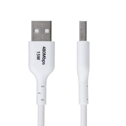StarTech.com 6.6ft (2m) USB-A to USB-C Charging Cable, Charge & Sync, 3A, USB 2.0, TPE Jacket - White USB Charging Cord - Image 8