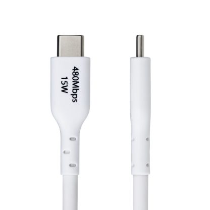 StarTech.com 3m (9.8ft) USB-A to USB-C Charging Cable, Charge & Sync, 3A, USB 2.0, TPE Jacket - White USB Charging Cord - Image 3