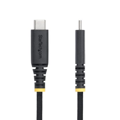 StarTech.com 1m (3.3ft) USB-C Charging Cable, 240W (5A) PD EPR, Dual-Layer Silicone/Braided Jacket, USB 2.0 Laptop Charger Cable - Image 2