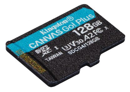 Kingston Technology 128GB microSDXC Canvas Go Plus Gen4 200MB/s A2 U3 V30 Card + Adapter - Image 3