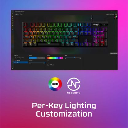 HyperX Alloy Origins PBT HX Blue - Mechanical Gaming Keyboard - Image 3