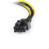 StarTech.com 6in LP4 to 8 Pin PCI Express Video Card Power Cable Adapter - Image 2