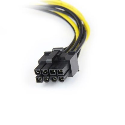 StarTech.com 6in LP4 to 8 Pin PCI Express Video Card Power Cable Adapter - Image 2