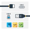 StarTech.com 3.3ft (1m) USB-B to USB-C Cable, USB 10Gbps, Data Cord, USB 3.2 Gen 2, USB-C Data Transfer Cable - Image 2