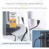 StarTech.com 1m (3.3ft) Premium Certified High Speed HDMI Cable, 4K 60Hz/1440p 144Hz, HDR10/HDCP 2.2/ARC, 18Gbps, UHD HDMI 2.0 C - Image 11