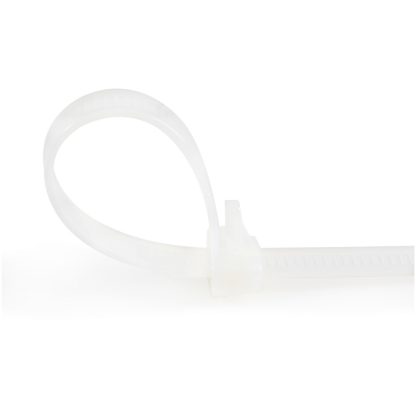 StarTech.com 5"(12cm) Reusable Cable Ties - 1/4"(7mm) wide, 1-1/8"(30mm) Bundle Dia. 50lb(22kg) Tensile Strength, Releasable Nyl - Image 2