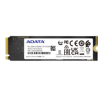 ADATA LEGEND 710 512 GB M.2 PCI Express 3.0 NVMe 3D NAND - Image 7