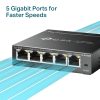 TP-Link TL-SG105E network switch Managed L2 Gigabit Ethernet (10/100/1000) Black - Image 4