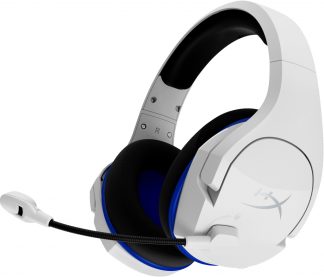 HyperX Cloud Stinger Core - Wireless Gaming Headset (White-Blue) - PS5-PS4
