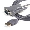 StarTech.com 3ft (91cm) 1-Port USB to Serial Cable, DB9/DB25 RS232 to USB Converter, Prolific, USB to Serial Adapter - Image 5