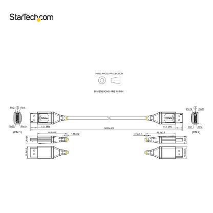 StarTech.com 16ft (5m) VESA Certified DisplayPort 1.4 Cable - 8K 60Hz HDR10 - Ultra HD 4K 120Hz Video - DP 1.4 Cable / Cord - F - Image 10