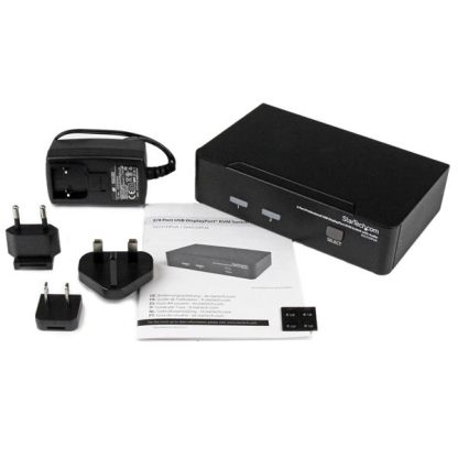 StarTech.com 2 Port Professional USB DisplayPort KVM Switch with Audio - Image 3