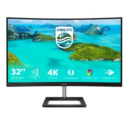 Philips E Line 328E1CA/00 LED display 80 cm (31.5") 3840 x 2160 pixels 4K Ultra HD LCD Black - Image 2