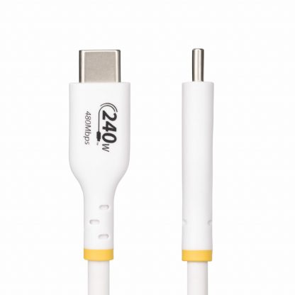 StarTech.com 4m White USB-C Charging Cable, USB-IF Certified USB C Cable, 240W PD EPR, USB 2.0 Type-C Laptop Charger Cord, USB-C - Image 5