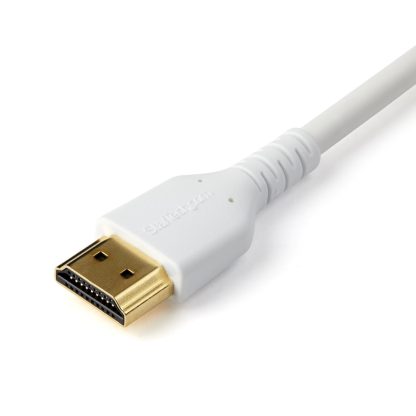 StarTech.com 3ft (1m) Premium Certified HDMI 2.0 Cable with Ethernet - Durable High Speed UHD 4K 60Hz HDR - Rugged M/M HDMI Cor - Image 2