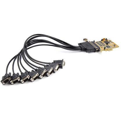StarTech.com 8-Port PCI Express RS232 Serial Adapter Card, PCIe RS232 Serial Card, 16C1050 UART, Multiport Serial DB9 Controller - Image 5